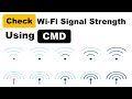 [Hindi] How to check Wi-Fi signal strength using Command Prompt