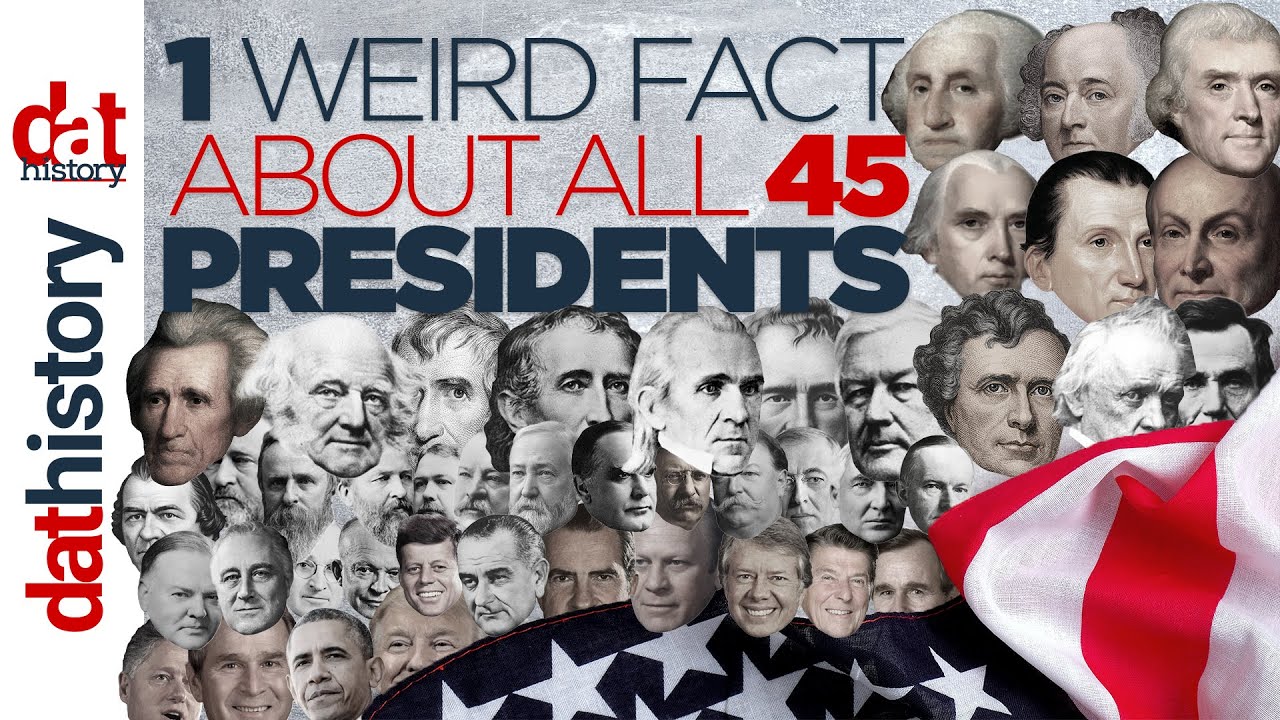 One Weird Fact About All 45 Presidents (of The United States) - YouTube