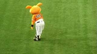 2012.4.29 試合後のジャビットパフォーマンス（燈魂ユニ）