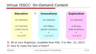 How to Make the Best of ISSCC 2021