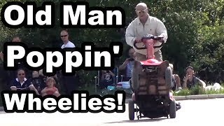 Old Man Doing Wheelies at Superretards Epic Meet | BELLON