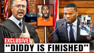 50 Cent exposes Diddy in a new documentary, and his attorney leaves court.