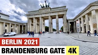 BERLIN, GERMANY 🇩🇪 [4K] Brandenburg Gate & Unter den Linden