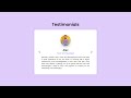 Responsive Testimonial Slider with HTML, CSS, and JavaScript