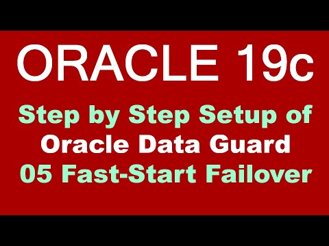 Oracle 19c DataGuard Step by Step Setup 05 Fast Start Failover
