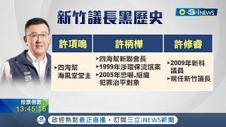 曾是四海幫幫主! 新竹市議長許修睿被爆黑歷史 喊話下架民進黨遭疑是為政治利益│記者 賴碧香 張浩譯│【台灣要聞】20221125│三立iNEWS