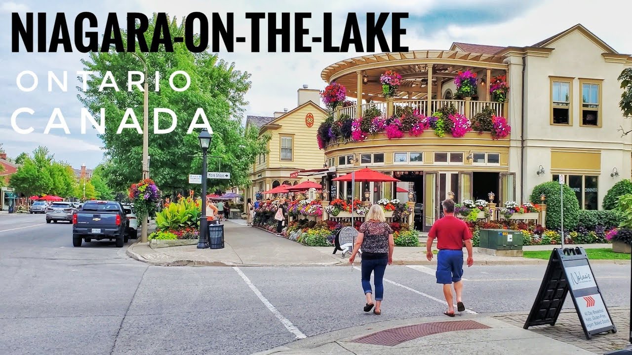 Most Beautiful Town Of Canada - Niagara-on-the-Lake |4K Walking Tour Of ...