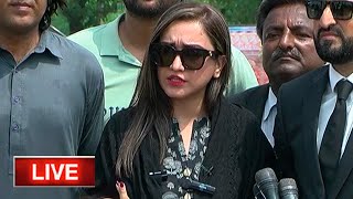 LIVE | Sanam Javed Media Talk After Meets Imran Khan | Big Announcement | Dunya News