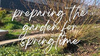 preparing the garden for springtime