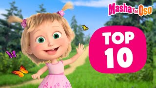 Masha y el Oso Castellano 🐻👧 Verano 🍒🍓 TOP - 10 🔟⭐️ Colección de dibujos animados 📺