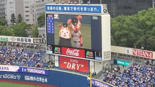 試合前　2023年9月2日(土)　横浜スタジアム