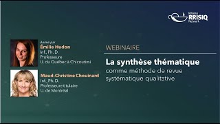 La synthèse thématique comme méthode de revue systématique qualitative