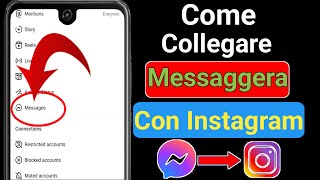 Come collegare Facebook Messenger a Instagram ||  come connettere messenger Instagram