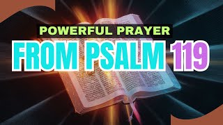 PSALM 119 PRAYER OF POWER TO RECEIVE ALL GOD’S PROMISES!