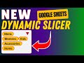 Unlock NEW Dynamic Slicers with Multi-Selection DROPDOWNS in Google Sheets