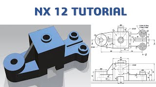 NX 12 Tutorial #41 | 3D Model Basic Beginners | cadcam tutorial