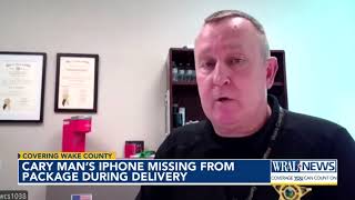Cary man's iPhone missing from package during delivery