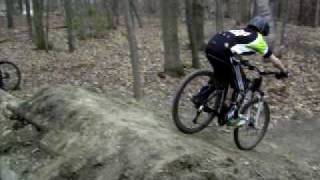 mountain bike jump au SF Sherbrooke