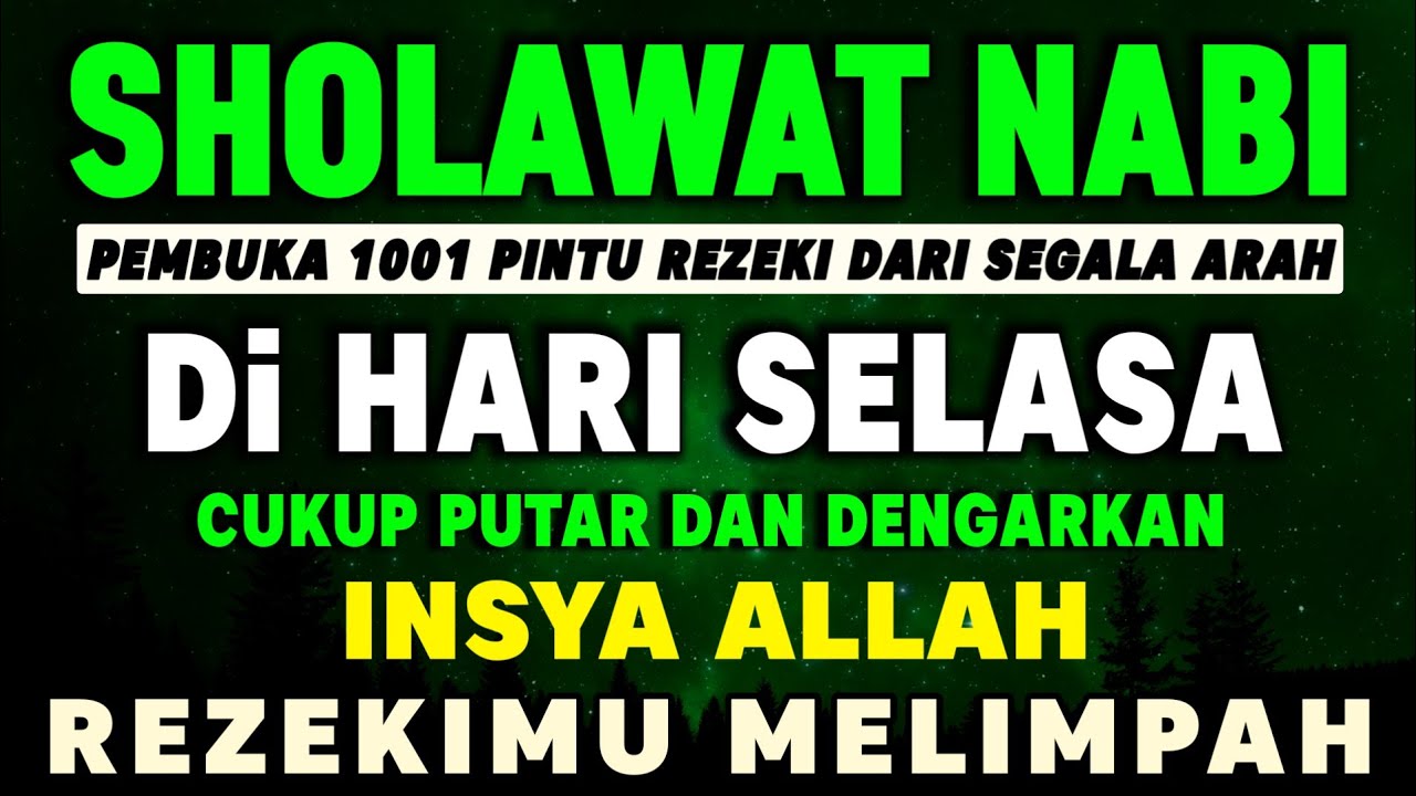 SHOLAWAT JIBRIL PENARIK REZEKI PALING KUAT DARI SEGALA ARAH, Sholawat ...