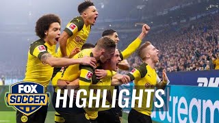 FC Schalke 04 vs. Borussia Dortmund | 2018-19 Bundesliga Highlights
