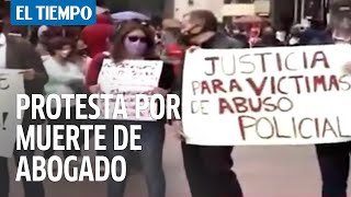 Manifestaciones para rechazar la muerte del abogado Javier Ordoñez