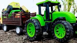 Mini Diy Tractor ने हमारे दुसरे Mini Tractor की Trolly पानी से निकाली ! Diy Tractor Video ! Mini car