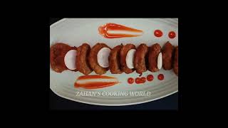 Kacha Kolar Cutlet | Raw Banana Chop/Cutlet | Zahan's Cooking World #shorts #cutlet #chop #food