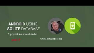The android application project with Sqlite database: part-5