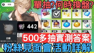 《棕色塵埃2》實測500多抽！偶像粉絲見面會活動詳解，單抽？何時換盤？：短篇攻略/新手攻略/抽抽樂券/鑽石/高級契約書/技能書/天賦書｜browndust2｜棕色塵埃