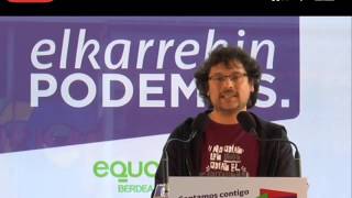 Arrasate aldatu dezagun ELKARREKIN PODEMOS cambiar ARRASATE