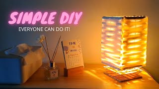 Simple Yet Beautiful Table Lamp / Desk Lamp - DIY Idea