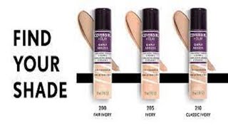 Shades of CoverGirl + Olay Simply Ageless Foundation 2021