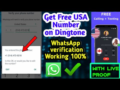 USA Toll Free Number | Get a free US number on Dingtone for WhatsApp verification