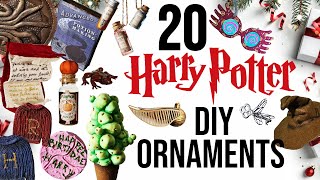 20 easy DIY Harry Potter Christmas Ornaments