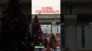 눈 내리는 화이트 크리스마스~♡산타와 트리~Snowy white Christmas~♡ Santa and the tree #christmas #santa  @skynoeul