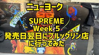 ニューヨーク SUPREME Week5翌日に行ってみた