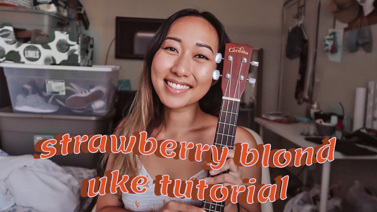 Strawberry Blond (easy Uke Tutorial) - Mitski 🍓 - YouTube