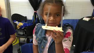 Third grade STEM  create a bridge model