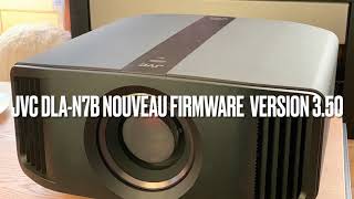 Test JVC DLA-N7B Version Firmware 3.50