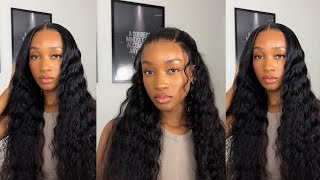 5 Minute Quick \u0026 Easy Glueless Wig Install For Beginners | No Skills Needed | Ft. Wiggins hair