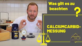 Bestimmung der Restfeuchtigkeit im Estrich mittels der Calciumcarbidmessung.(Weihnachtskalender)