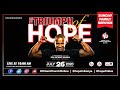 'The Triumph Of Hope' An Encouraging Sermon By Rev. Anthony Makena | CITAM Church Online