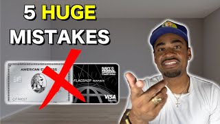 5 Credit Card MISTAKES To Avoid As A Beginner