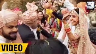Anushka And Virat Doing Bhangra DANCE On Their Wedding Day | LehrenTV