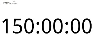 150 Hour Countdown Timer