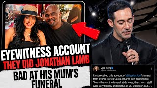 Eyewitnesses SpeakOut‼️Disturbing what Jonathan Lamb Experienced at His Mum's Funeral