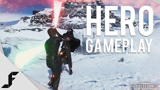 HERO GAMEPLAY - Star Wars Battlefront Gameplay