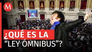 Cámara de Diputados de Argentina discute la 'Ley Ómnibus' de Javier Milei