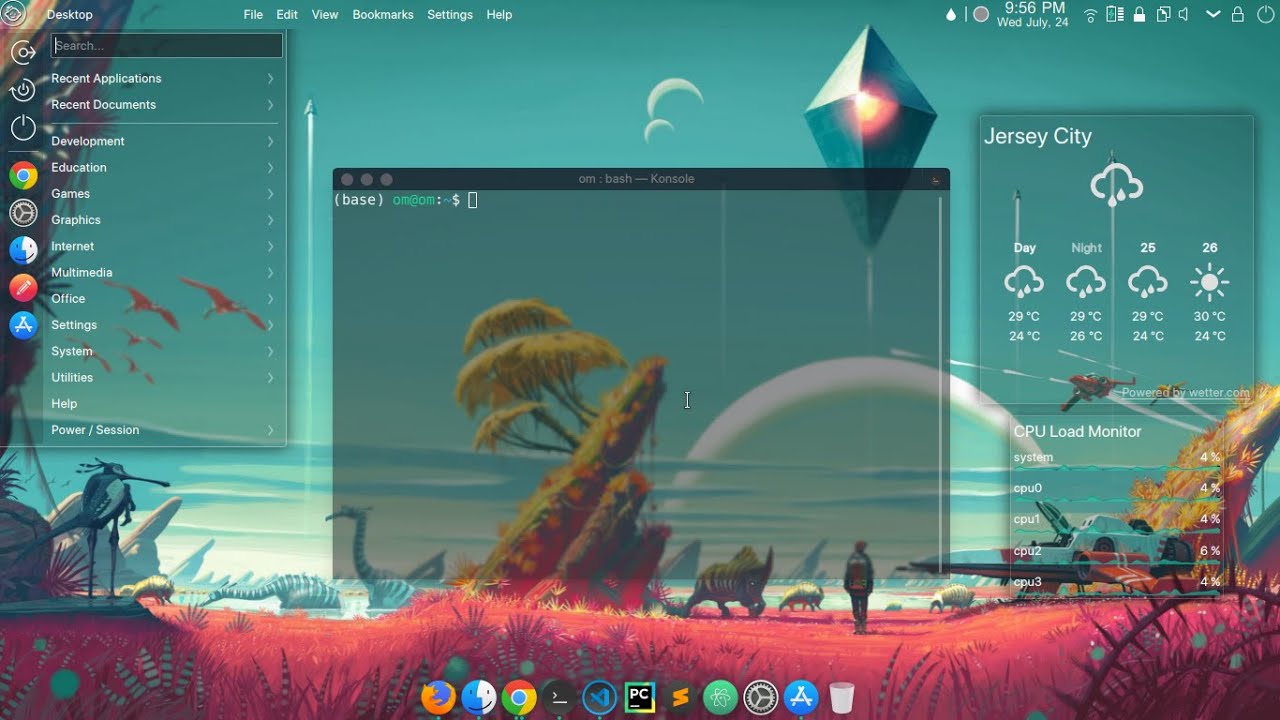 How I Customize My Linux Kde Plasma Desktop Youtube