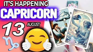 Capricorn ♑️ IT’S HAPPENING👀😲NEW CYCLES ARE ABOUT TO START❗️🌈 horoscope for today AUGUST 13 2024 ♑️